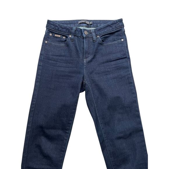 Prana‎ Women’s Sienna Mid Rise Jeans - Dark Blue Raw Hem W4320SH46 - 0 / 25 - Picture 3 of 8